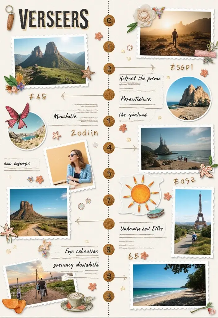 25+ 18th Birthday Scrapbook Ideas for a Special Milestone 95 25+ 18th Birthday Scrapbook Ideas for a Special Milestone - 21. Adventure Highlights Timeline