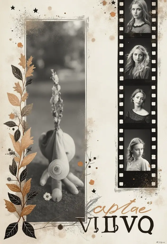 25+ Aesthetic Scrapbook Ideas That Are Pinterest-Perfect - 13. Film Strip Inspiration