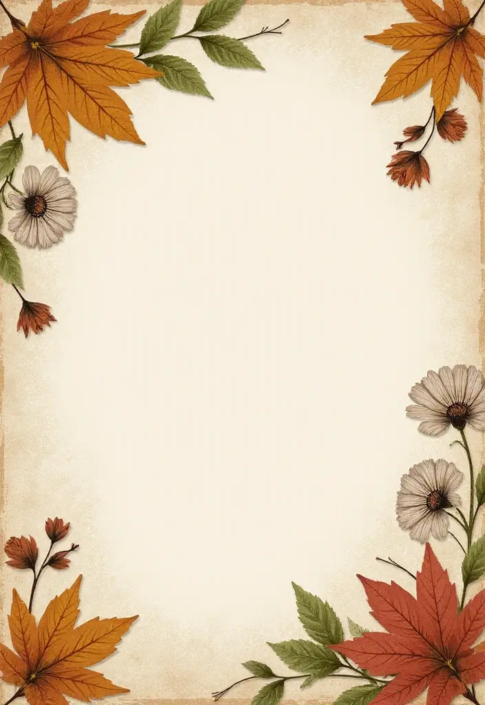 25+ Aesthetic Scrapbook Ideas That Are Pinterest-Perfect - 16. Nature-Inspired Elements