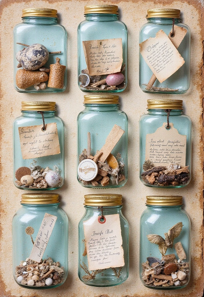 25+ Aesthetic Scrapbook Ideas That Are Pinterest-Perfect - 21. Memory Jars