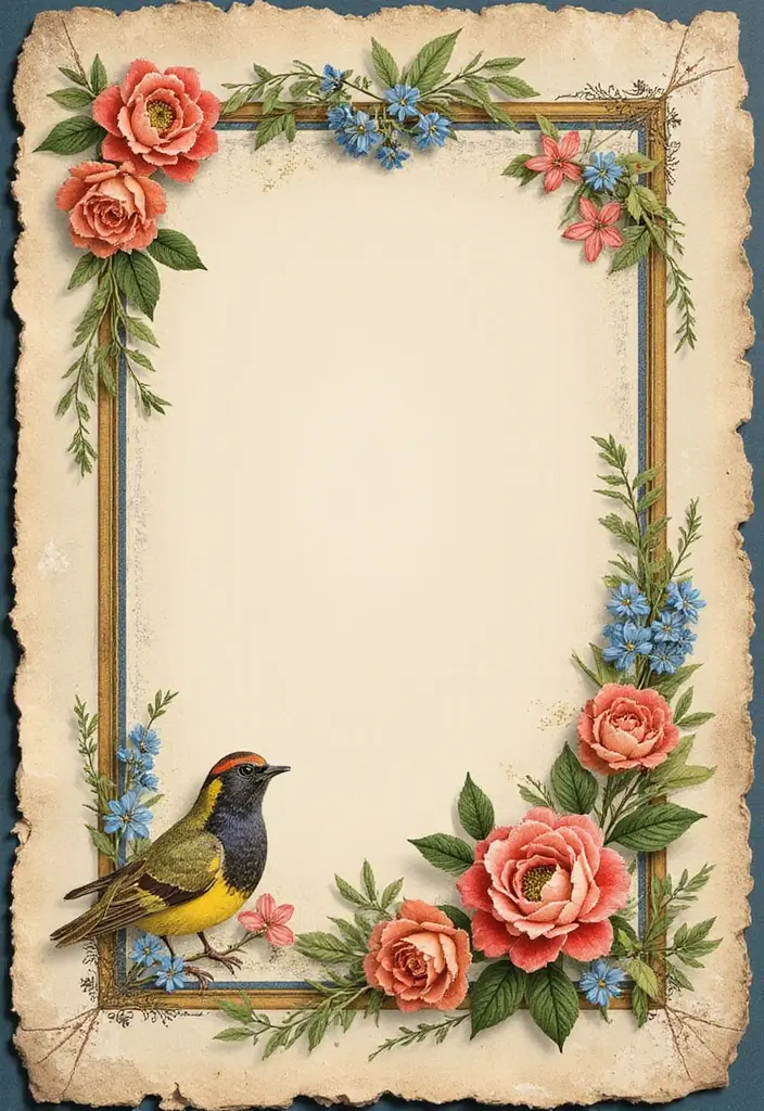 25+ Aesthetic Scrapbook Ideas That Are Pinterest-Perfect - 8. Vintage Illustrations