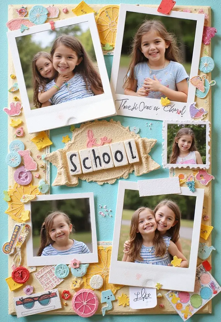 25+ “All About Me” Scrapbook Ideas for a Personal Touch - 11. My School Days