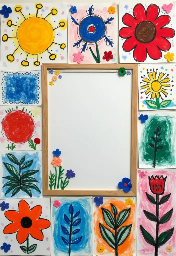 25+ “All About Me” Scrapbook Ideas for a Personal Touch - 12. My Art Gallery