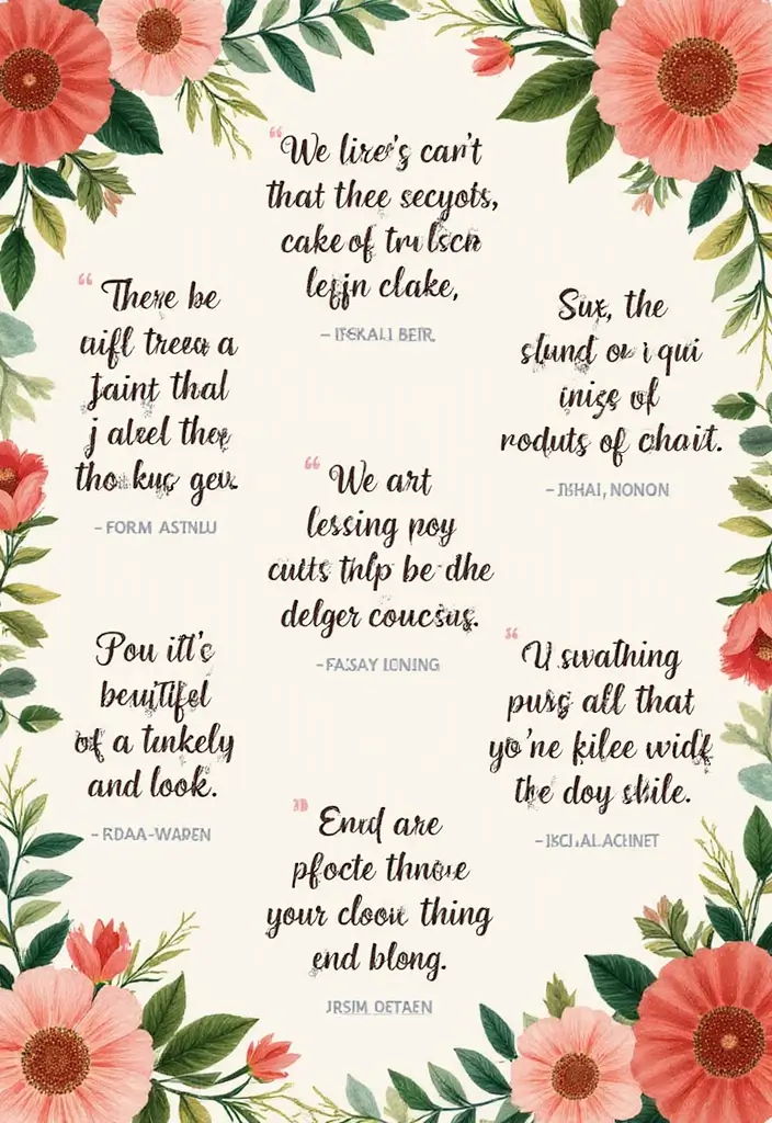 25+ “All About Me” Scrapbook Ideas for a Personal Touch - 15. My Favorite Quotes