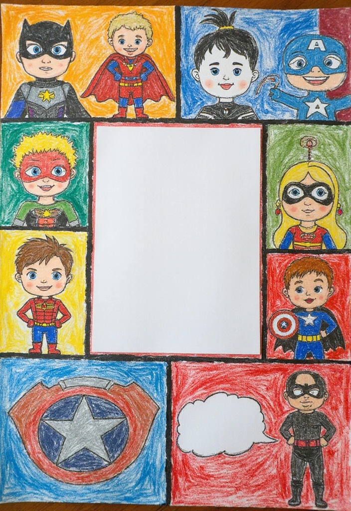 25+ “All About Me” Scrapbook Ideas for a Personal Touch - 17. My Superhero Page