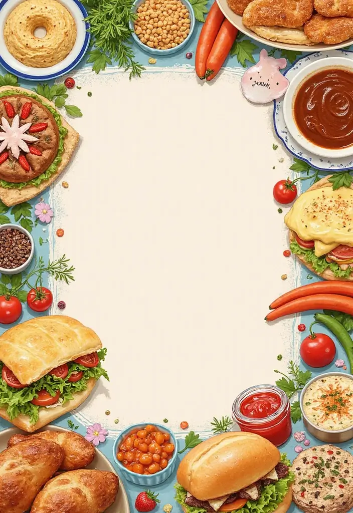 25+ “All About Me” Scrapbook Ideas for a Personal Touch - 19. My Favorite Foods