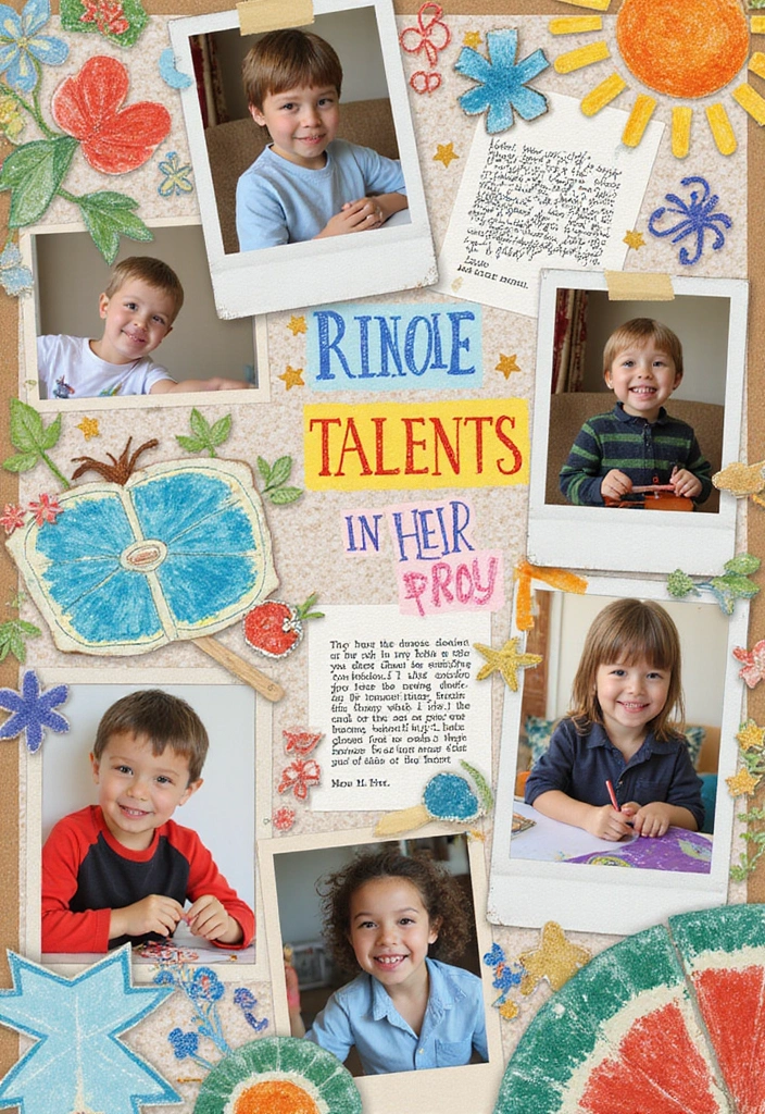 25+ “All About Me” Scrapbook Ideas for a Personal Touch - 22. My Unique Talents