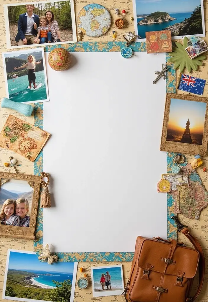 25+ “All About Me” Scrapbook Ideas for a Personal Touch - 6. My Travel Adventures