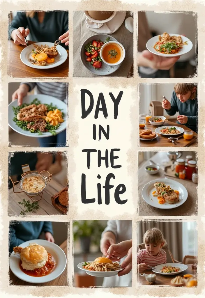 25+ Anniversary Scrapbook Ideas to Relive Your Love Story - 11. A Day in the Life