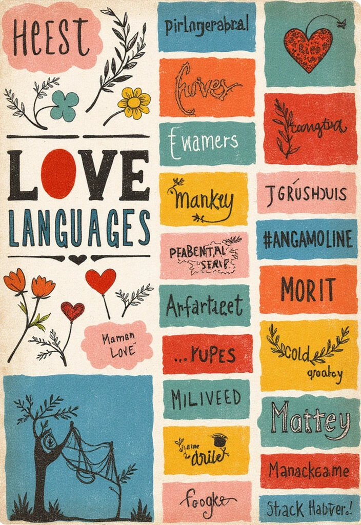 25+ Anniversary Scrapbook Ideas to Relive Your Love Story - 23. Love Languages