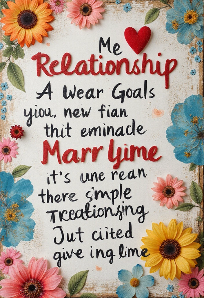 25+ Anniversary Scrapbook Ideas to Relive Your Love Story - 7. Relationship Goals
