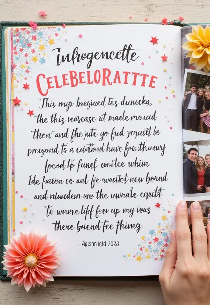 25+ Bachelorette Scrapbook Ideas for Fun Bridal Memories - 23. Unforgettable Quotes from the Bride