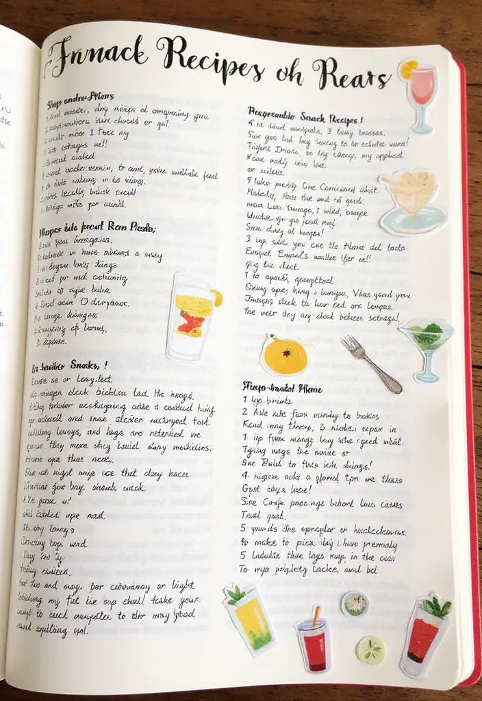 25+ Bachelorette Scrapbook Ideas for Fun Bridal Memories - 6. Recipe for Fun