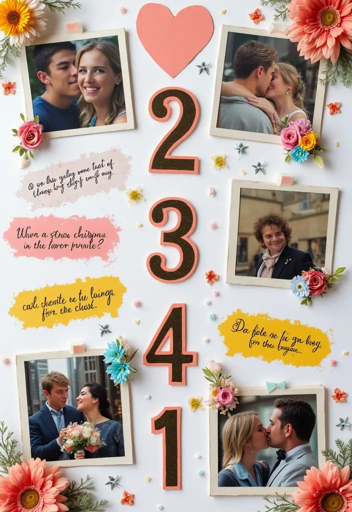 25+ Bachelorette Scrapbook Ideas for Fun Bridal Memories - 7. Countdown to the Big Day