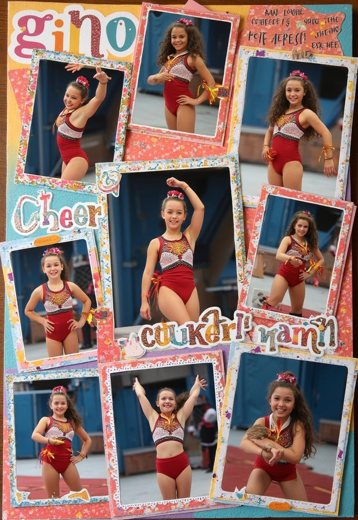 25+ Cheer Scrapbook Ideas Full of Spirit and Energy - 12. Inspirational Cheerleaders