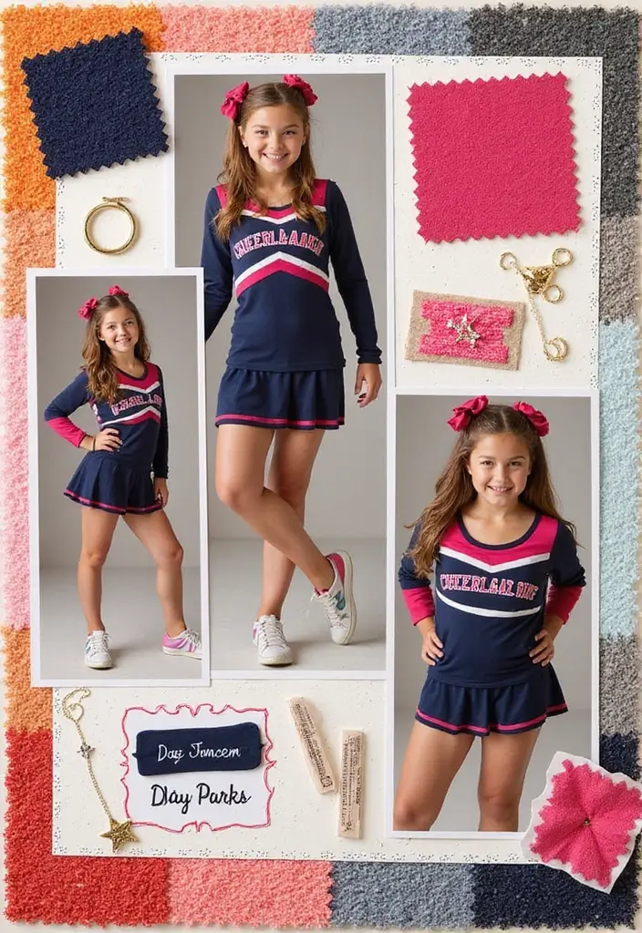25+ Cheer Scrapbook Ideas Full of Spirit and Energy - 15. Cheerleading Fashion