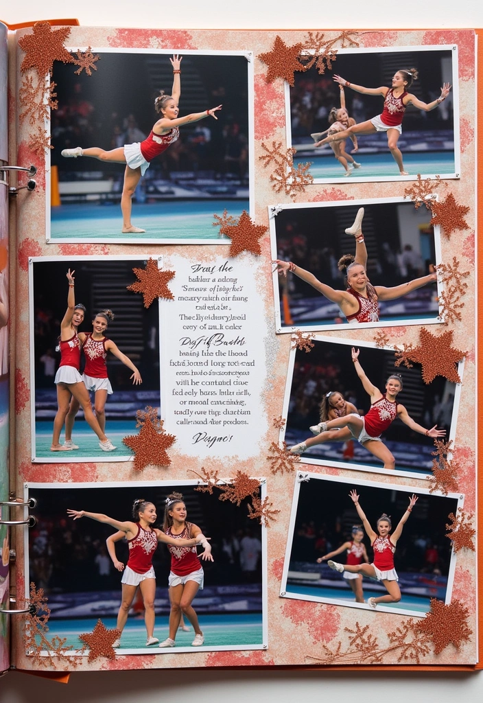 25+ Cheer Scrapbook Ideas Full of Spirit and Energy - 2. Competition Highlights