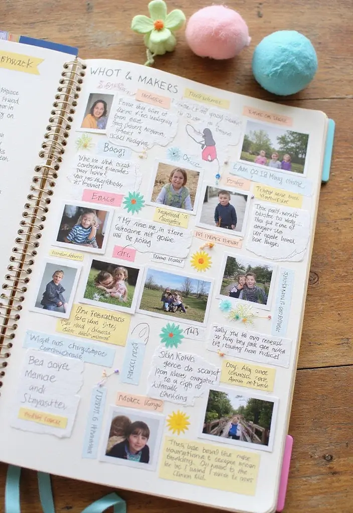 25+ Childhood Scrapbook Ideas That Bring Back Sweet Memories - 12. Timeline of Events