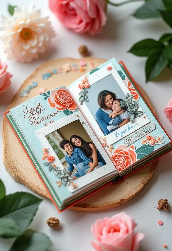 25+ Childhood Scrapbook Ideas That Bring Back Sweet Memories - 14. Mini Scrapbook for Special Moments