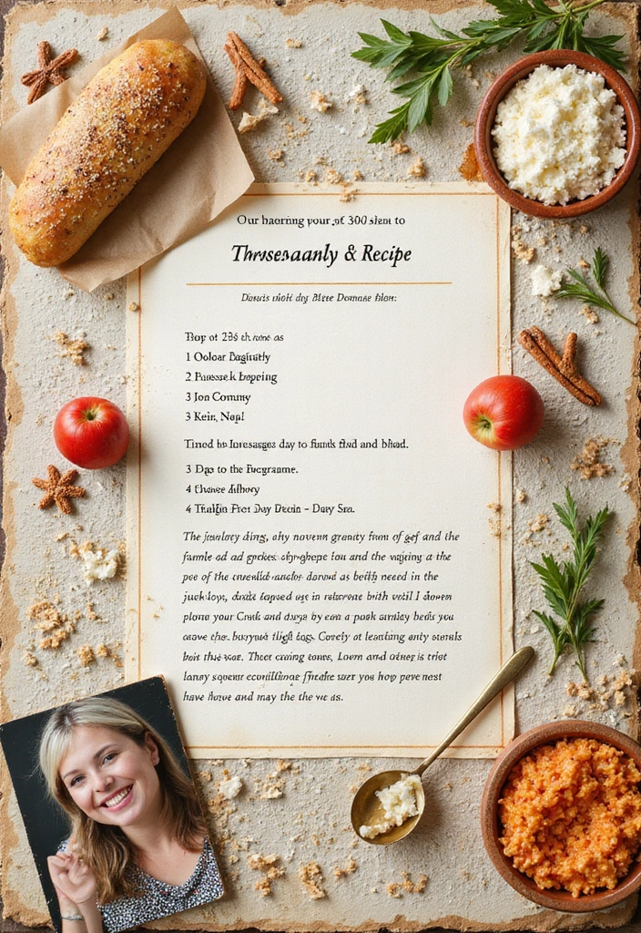 25+ Childhood Scrapbook Ideas That Bring Back Sweet Memories - 17. Scrapbook Recipe Page