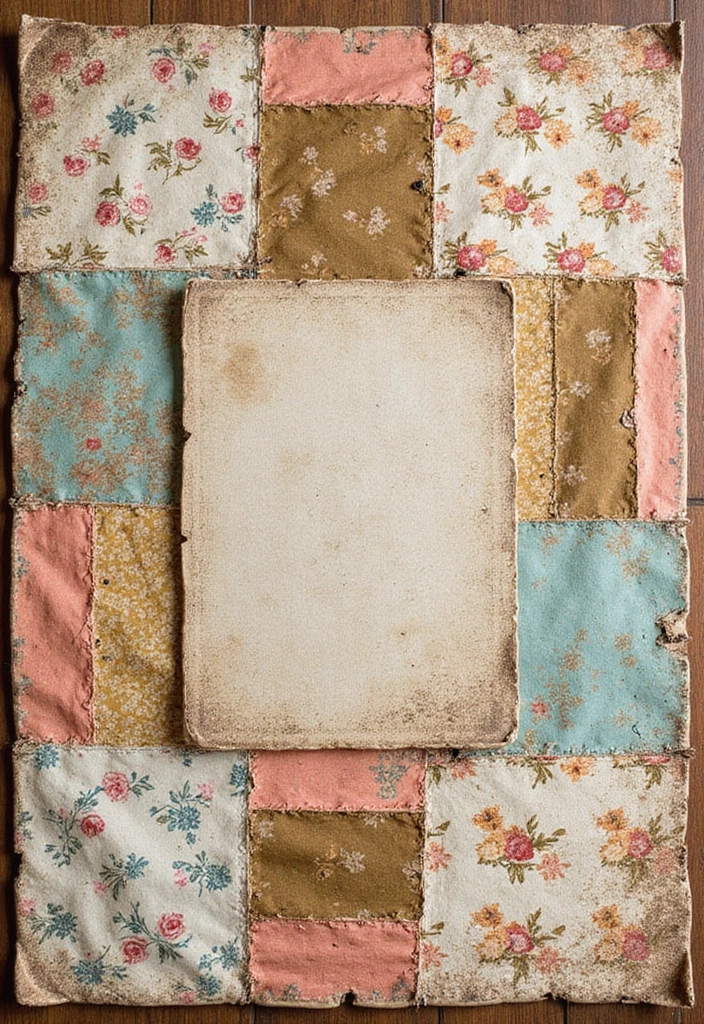 25+ Childhood Scrapbook Ideas That Bring Back Sweet Memories - 19. Memory Quilt Page