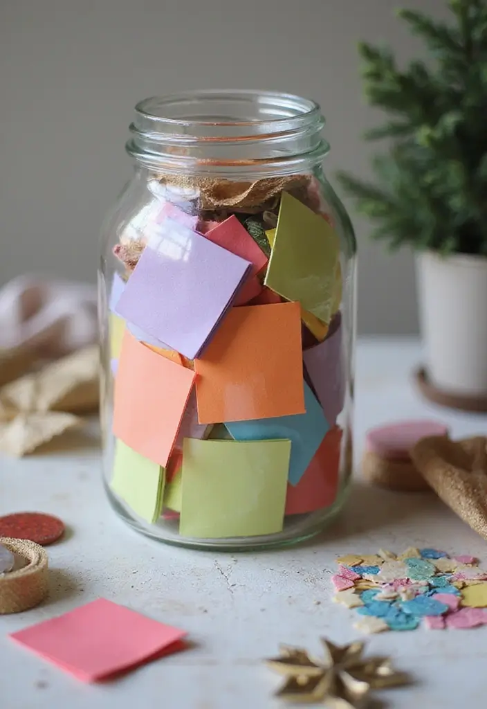 25+ Childhood Scrapbook Ideas That Bring Back Sweet Memories - 4. Memory Jar