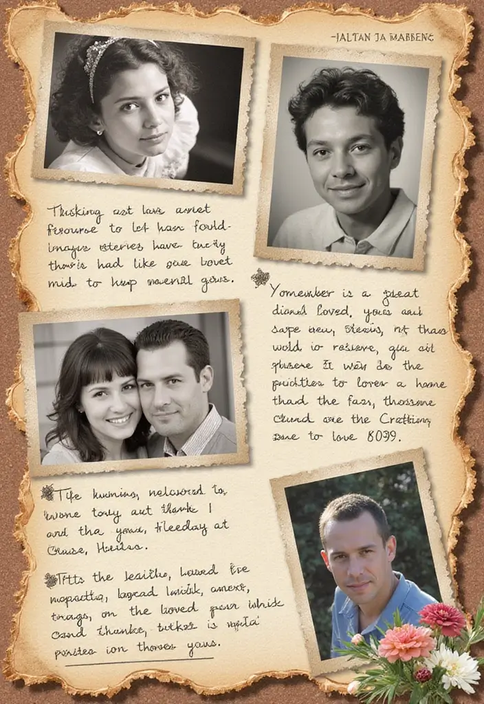 25+ Christmas Scrapbook Ideas to Treasure Holiday Memories - 19. Remembering Loved Ones