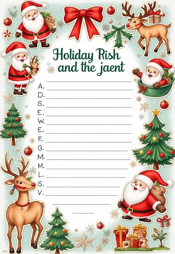 25+ Christmas Scrapbook Ideas to Treasure Holiday Memories - 2. Holiday Wish List Page