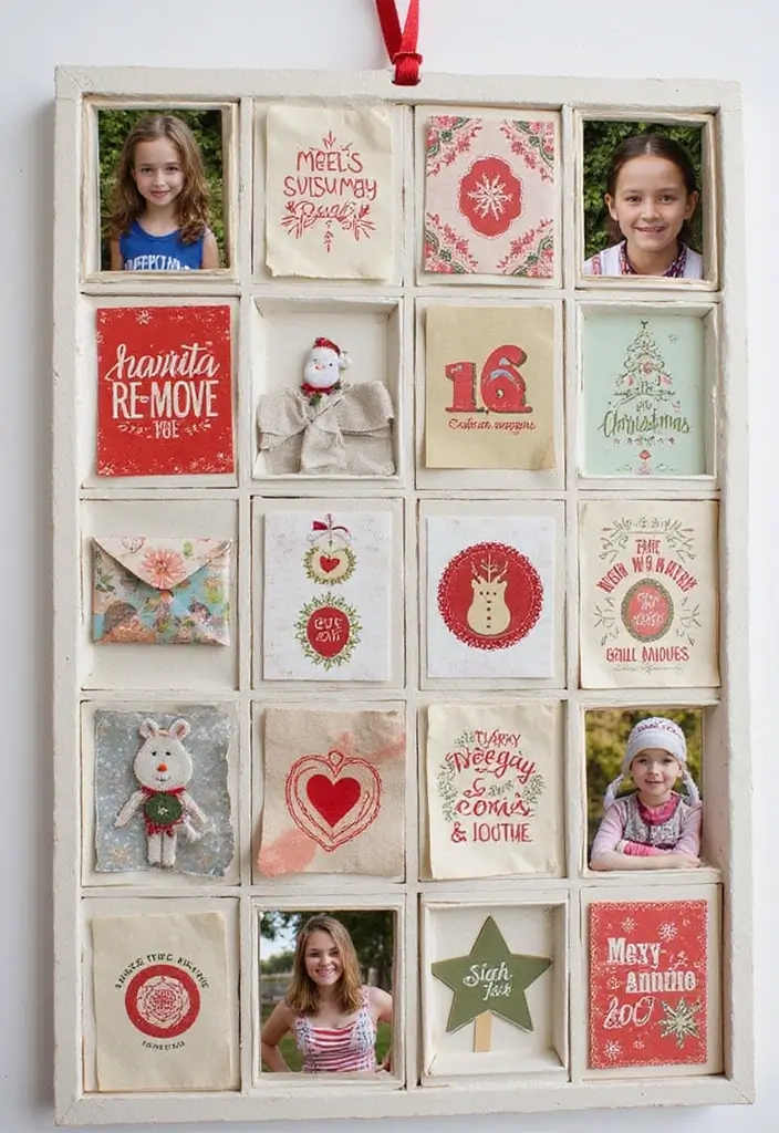 25+ Christmas Scrapbook Ideas to Treasure Holiday Memories - 20. Advent Calendar Fun