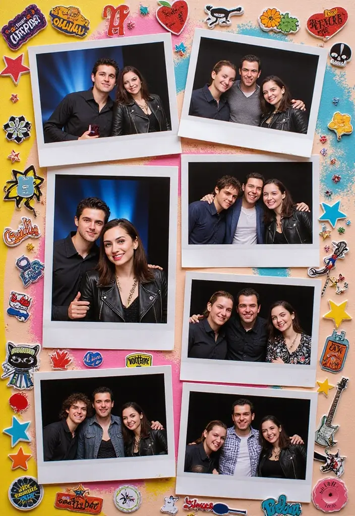 25+ Concert Scrapbook Ideas for Music Lovers - 3. Photo Booth Fun