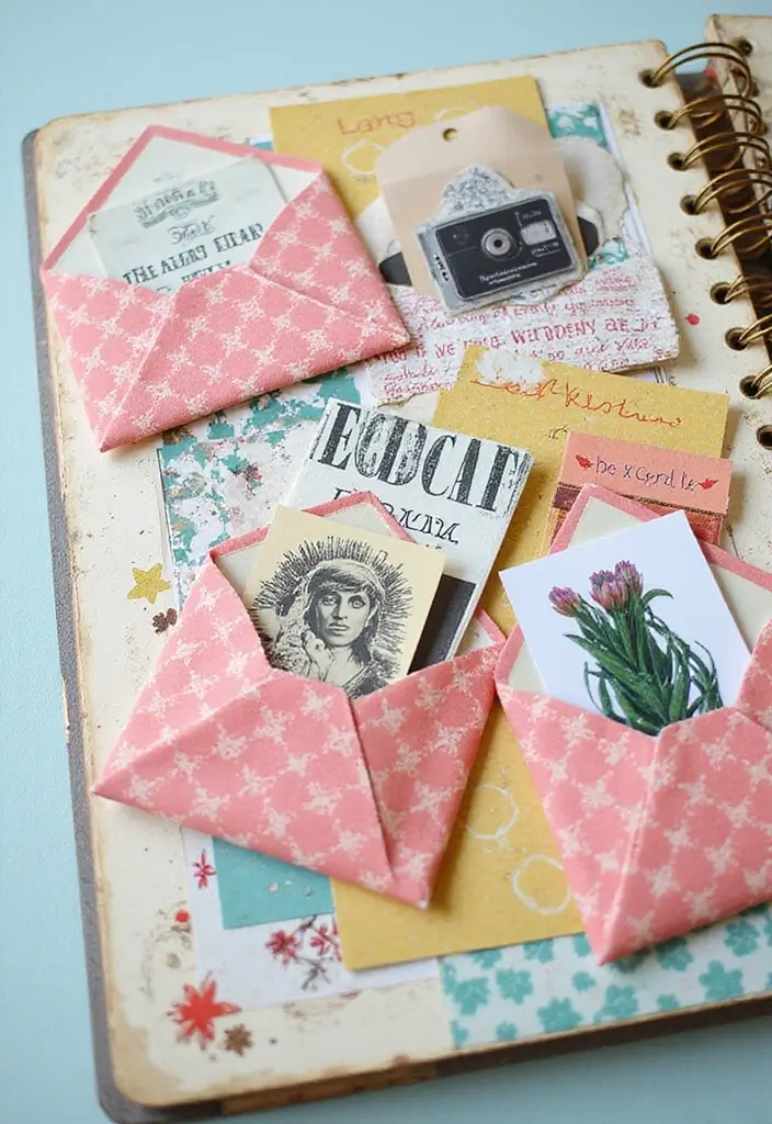 25+ Concert Scrapbook Ideas for Music Lovers - 5. Memory Envelopes