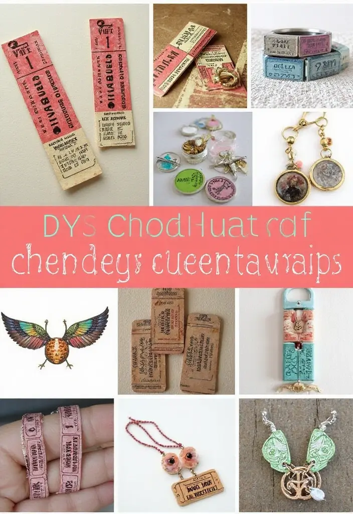 25+ Concert Scrapbook Ideas for Music Lovers - 6. DIY Concert Ticket Crafts