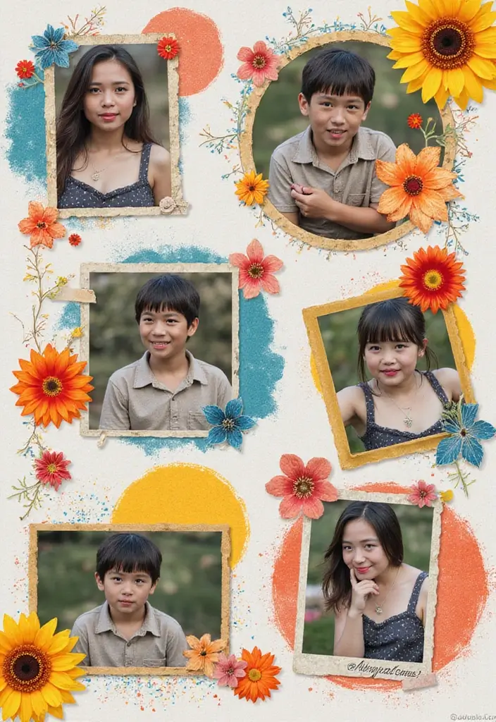 25+ Concert Scrapbook Ideas for Music Lovers - 9. Unique Photo Layouts