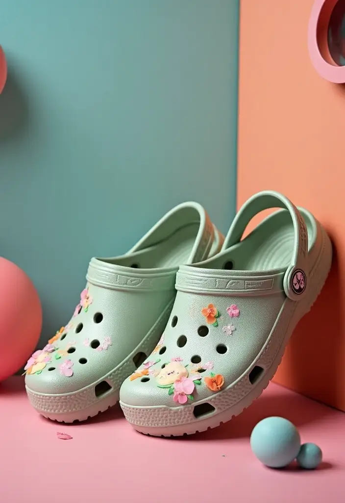 25+ Crocs Painting Ideas That’ll Make You Stand Out - 22. Whimsical Designs