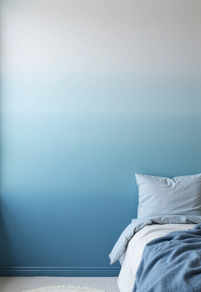 25+ DIY Painting Ideas for Every Room in Your Home - 1. Ombre Wall Effect