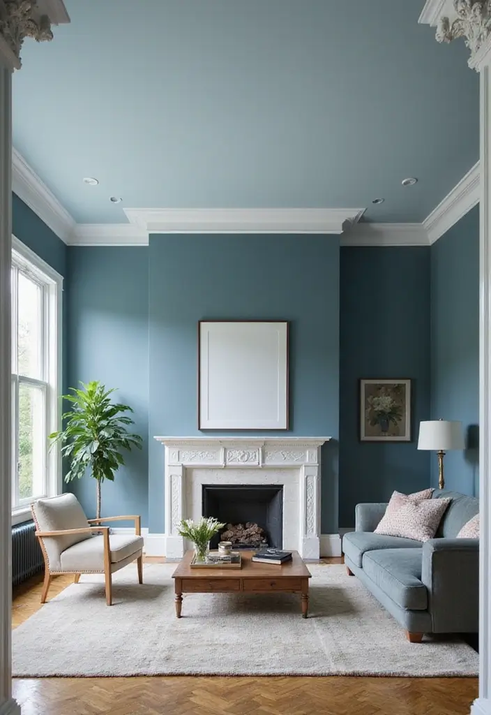 25+ DIY Painting Ideas for Every Room in Your Home - 13. Accent Ceilings