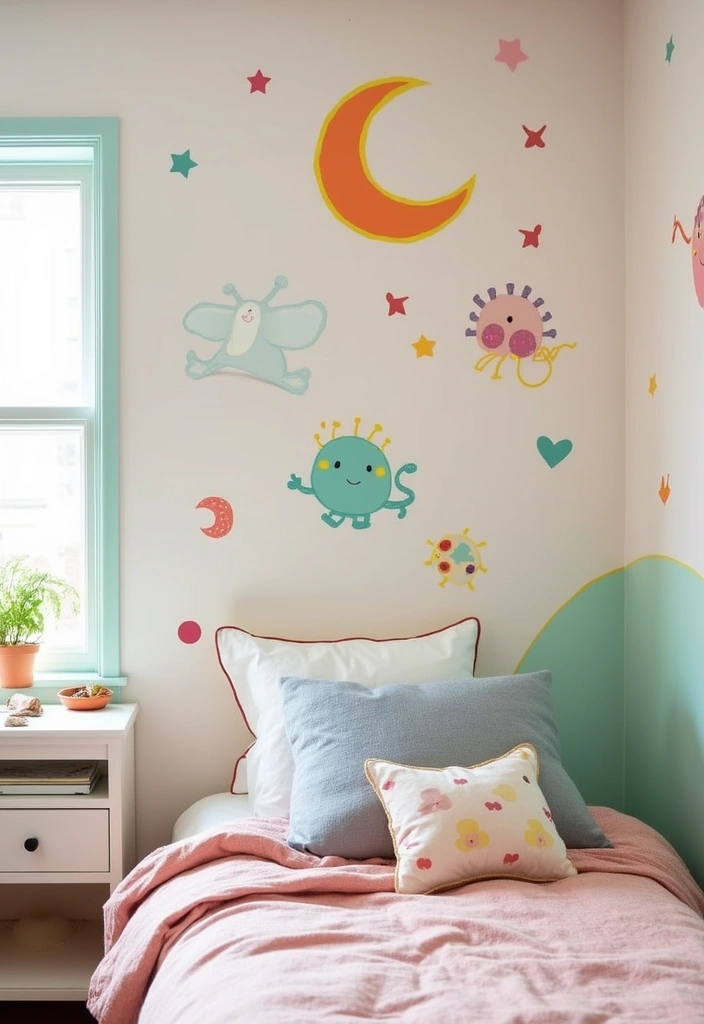 25+ DIY Painting Ideas for Every Room in Your Home - 17. Wall Decals with Paint