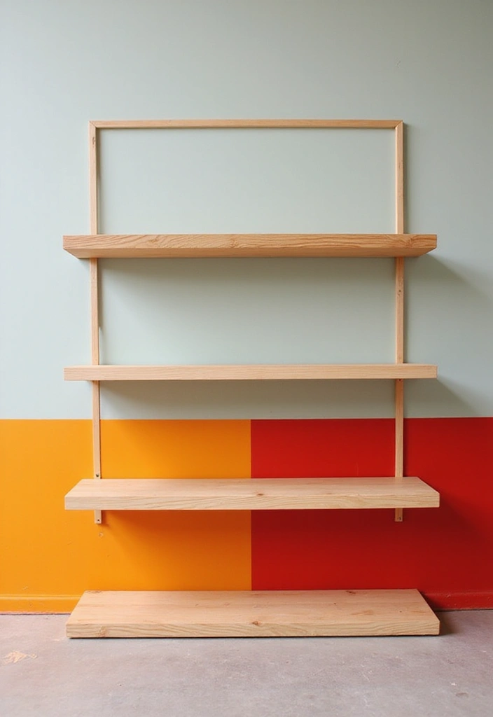 25+ DIY Shelf Painting Ideas for Easy Home Upgrades - 22. Personalized Color Dips