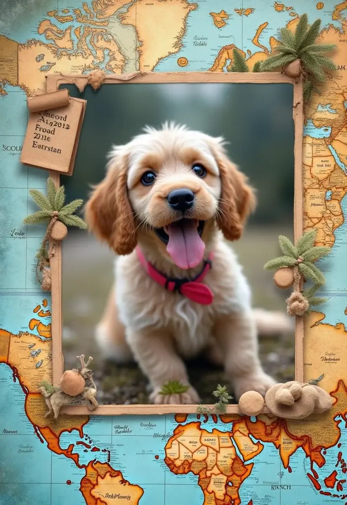 25+ Dog Scrapbook Ideas to Celebrate Your Furry Friend - 22. Doggie Travel Adventures