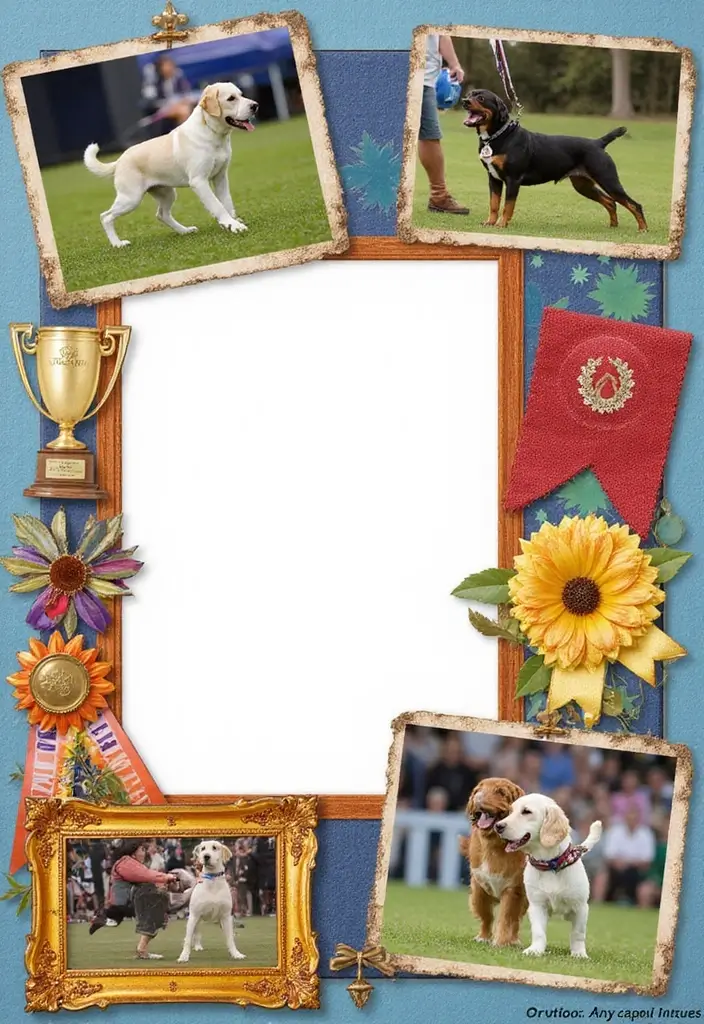 25+ Dog Scrapbook Ideas to Celebrate Your Furry Friend - 23. Dog Show or Competition Pages