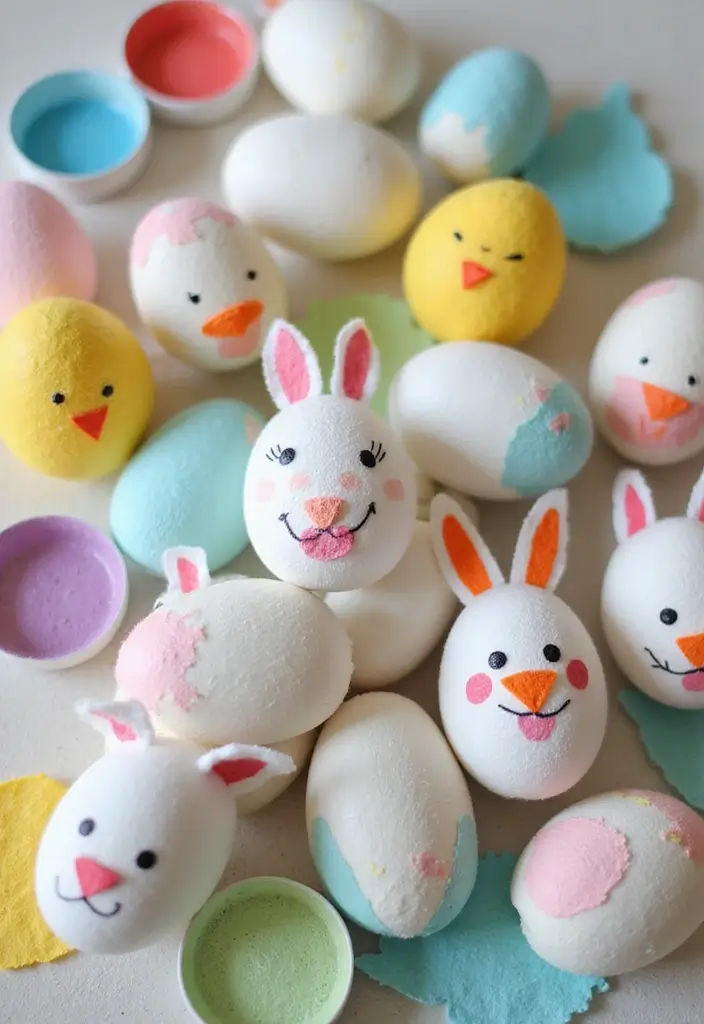 25+ Easter Egg Painting Ideas for a Fun Holiday Craft - 13. Animal-Themed Eggs