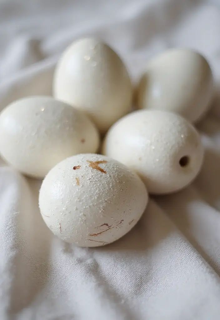 25+ Easter Egg Painting Ideas for a Fun Holiday Craft - 23. Frosted Glaze Finish