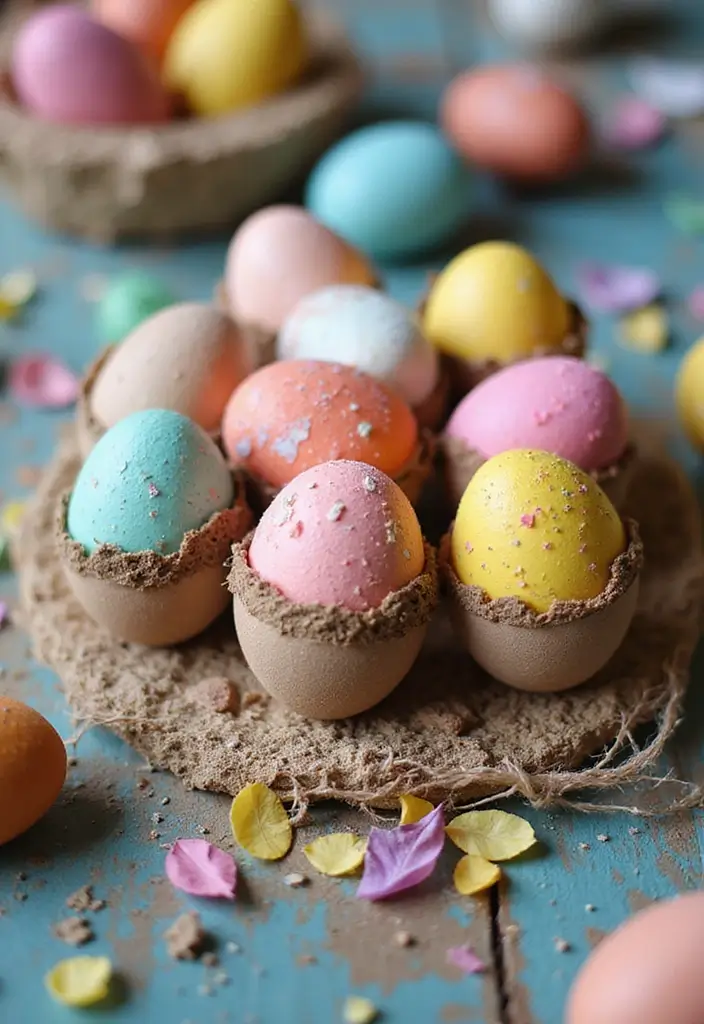 25+ Easter Egg Painting Ideas for a Fun Holiday Craft - 25. Layering Techniques