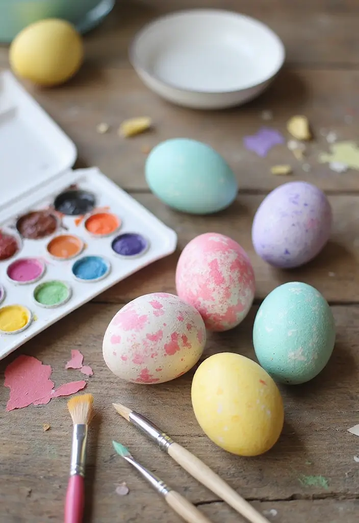 25+ Easter Egg Painting Ideas for a Fun Holiday Craft - 4. Watercolor Painting