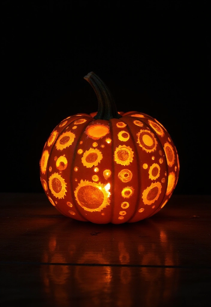 25 Easy & Creative Pumpkin Painting Ideas Anyone Can Do - 13. Glow-in-the-Dark Pumpkins