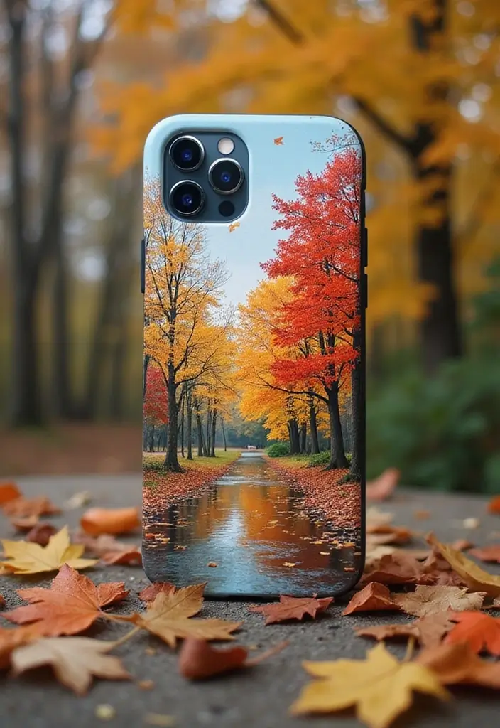 25 Easy Phone Case Painting Ideas for Beginners - 25. Seasonal Themes