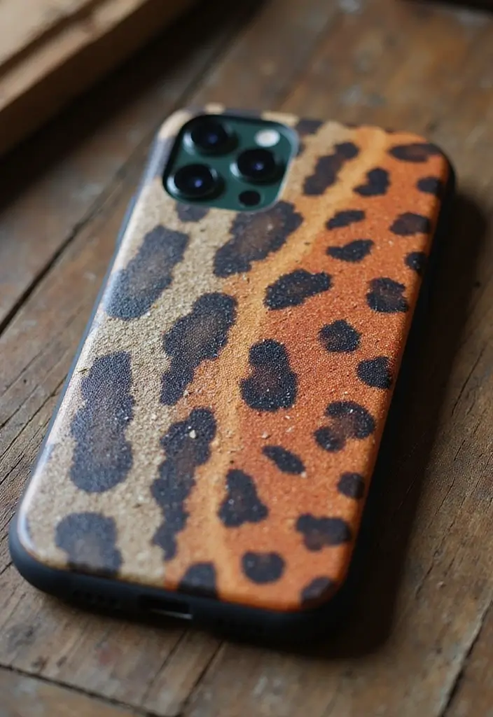 25 Easy Phone Case Painting Ideas for Beginners - 5. Animal Prints