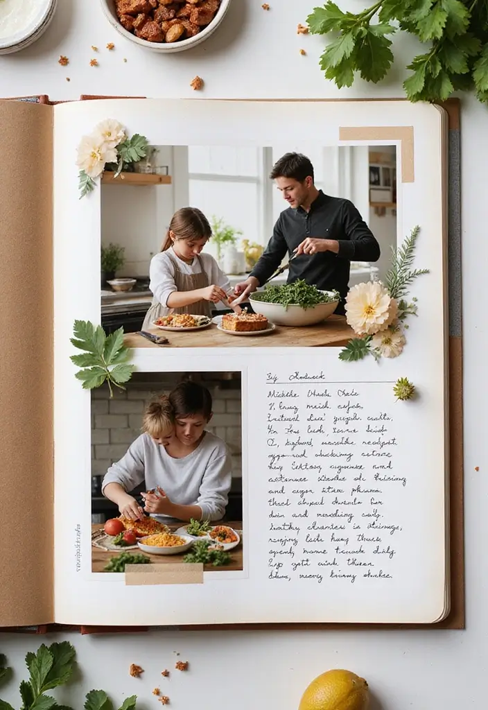 25+ Family Scrapbook Ideas That Capture Every Moment - 10. Family Recipe Book