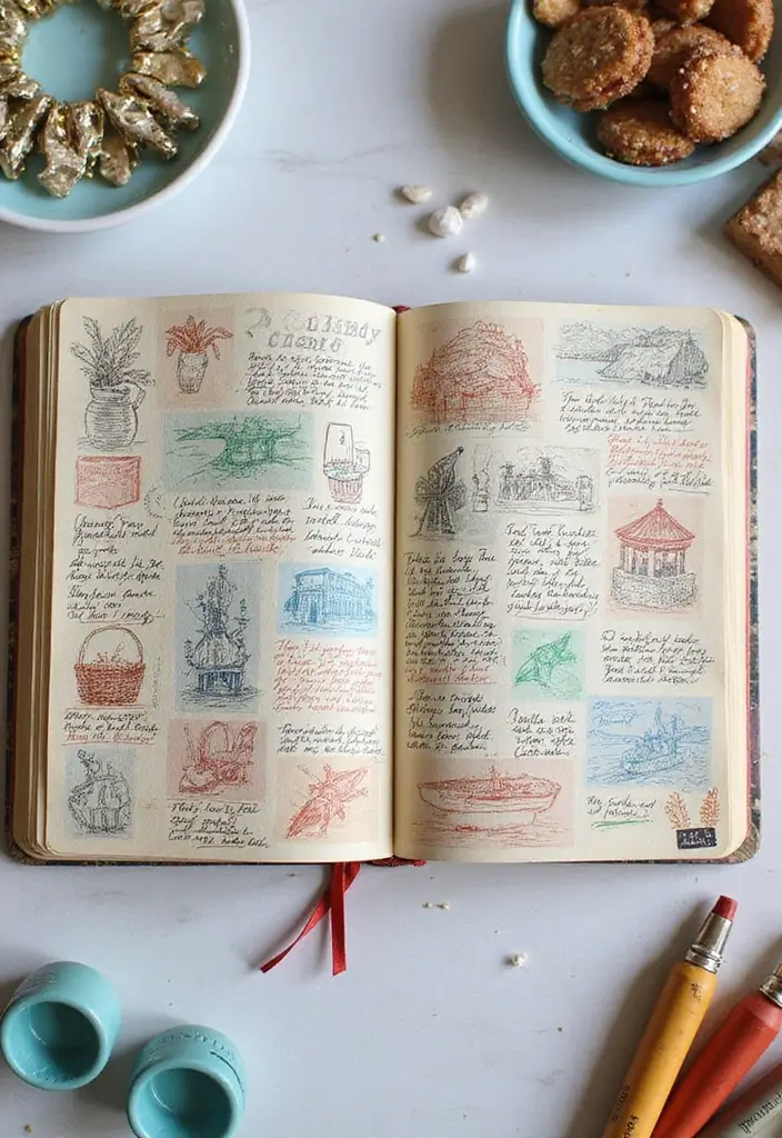 25+ Family Scrapbook Ideas That Capture Every Moment - 11. DIY Travel Journals