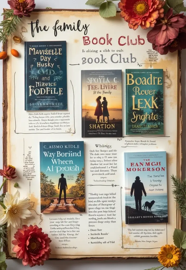 25+ Family Scrapbook Ideas That Capture Every Moment - 18. Family Book Club